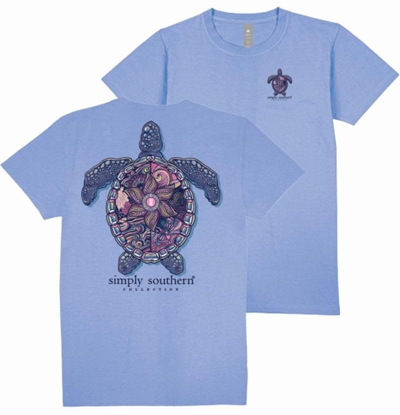 Simply Southern Turtle - Mandala - Adult T-Shirt