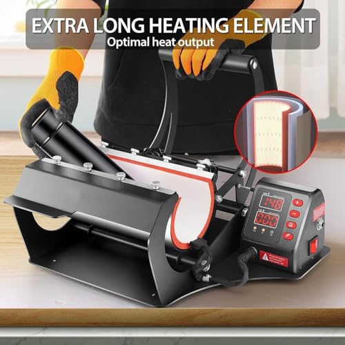 Máquina de Prensa Roller para Sublimación de Tazas 220V miniatura 3