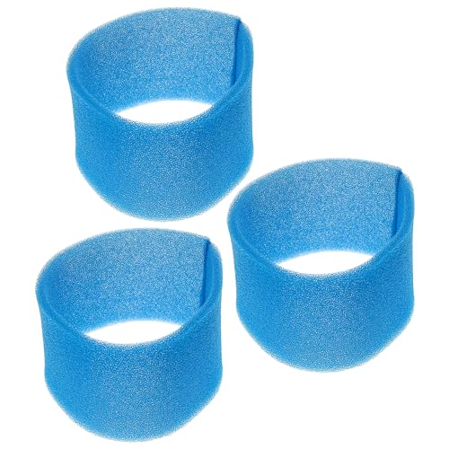 vhbw 3x filtro de espuma compatible con Kärcher SV 1802, SV 1902, SV 7 limpiador a vapor - Lavable azul