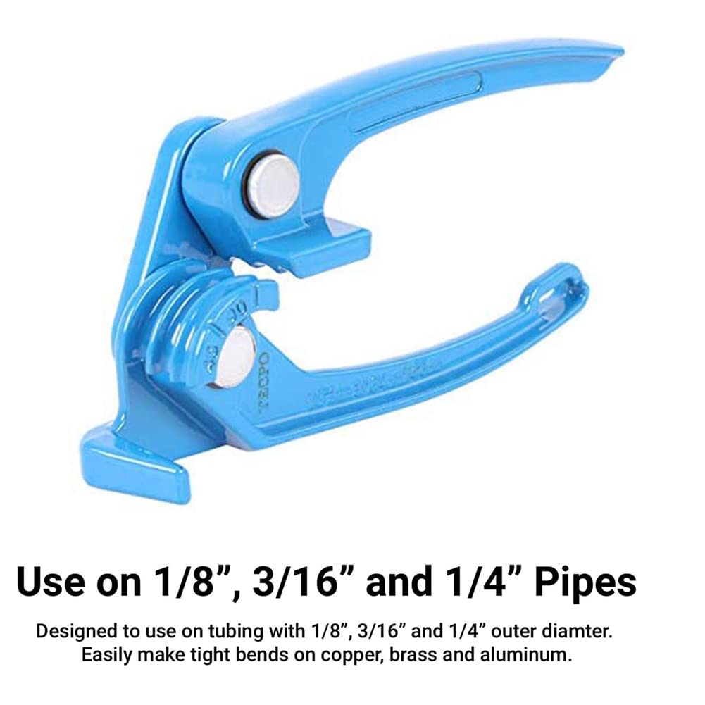 Erpmlyo 1/8 in 3/16In 1/4 in Tube Bender Oil Pipe Tube Bender Tubing Brake AC Refrigerant Line Bending Tool - Image 3