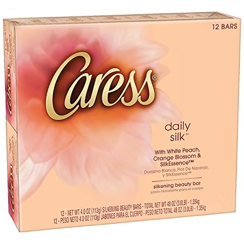Caress Beauty Bar, Daily Silk 4 oz, 12 Bar, (Pack of 2) Cover