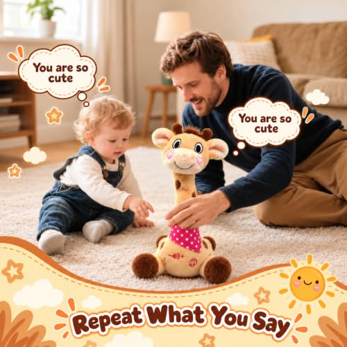 Image of Talking Dancing Giraffe Baby Toys,Repeat What You Say