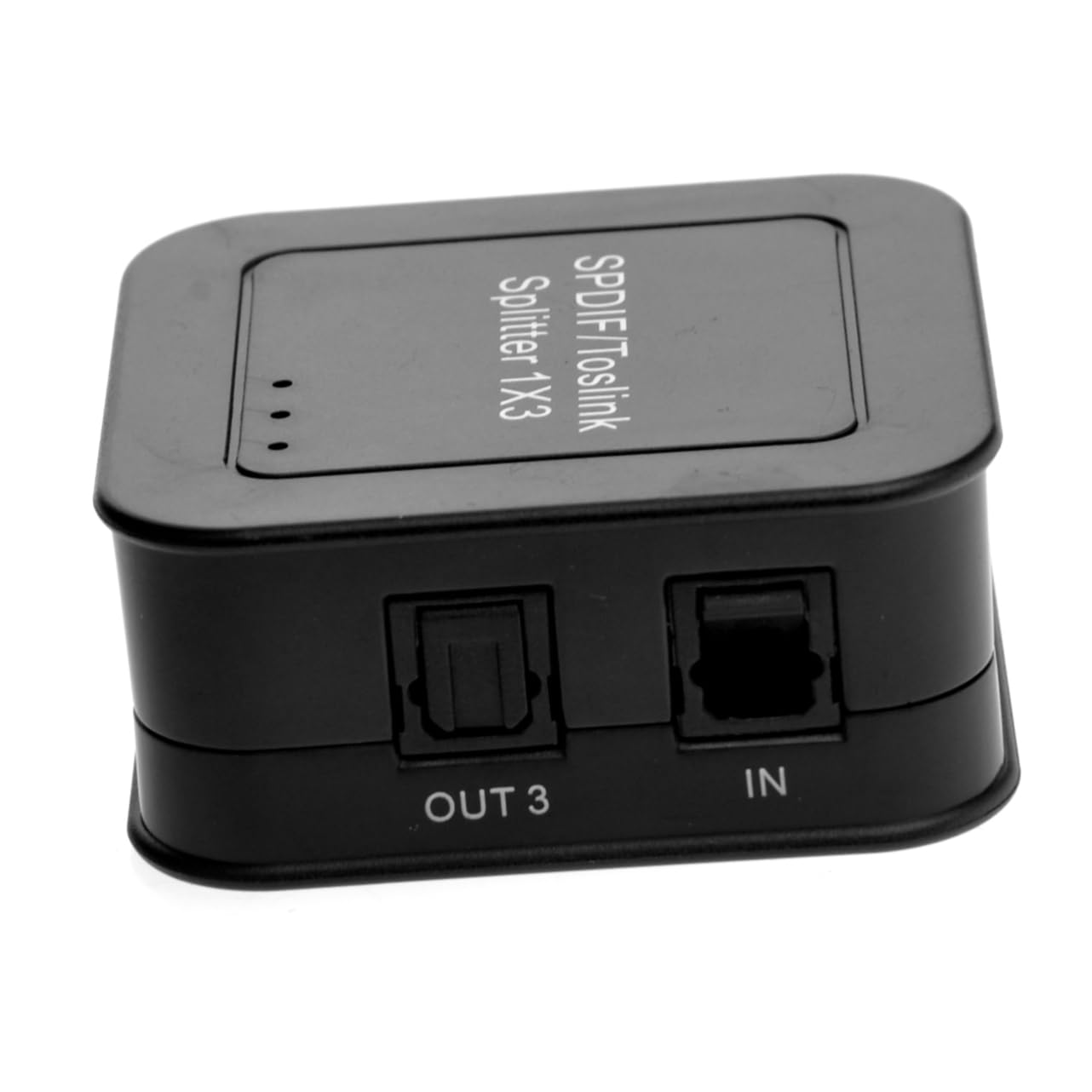 Mikikit 2 Pezzi 1 3 Sdoppiatore Audio Ottico Digitale Splitter 1 Su 3 Splitter Spdif/ 1x3 Interruttore Sdoppiatore Interruttore Spdif Numero