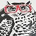 Hipster Owl Art Print Book Lover Literature Nerd Red Glasses Animal Poster Harry Potter Inspired Home Decor 8 x 10 inches