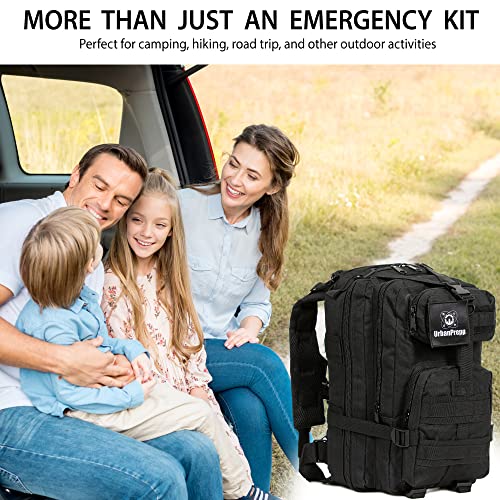 Urbanprepp URB2BLCK72 Complete 72 Hour Survival Kit - 2 Person Survival Kits, Deluxe Bug Out Bag, Emergency Bugout Backpack thumb #8