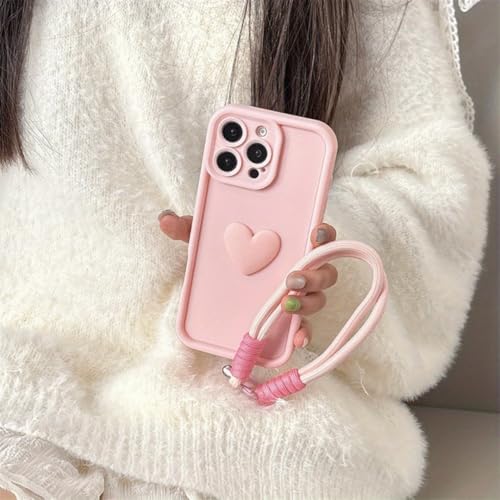 Coque silicone avec cordon pour iPhone 13 et tous modèles