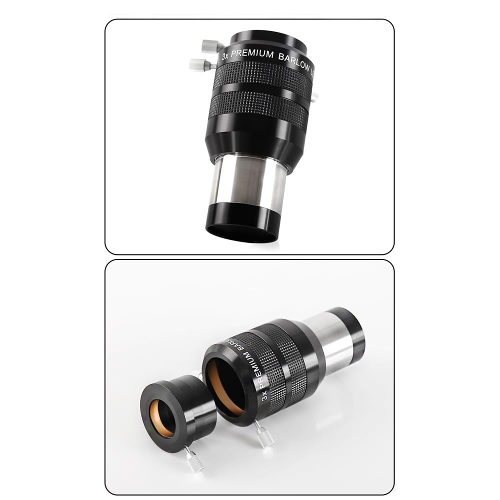 Obiettivo Barlow 3X Apo da 2" con adattatore da 3,2 cm - Ottica a 4 elementi multistrato