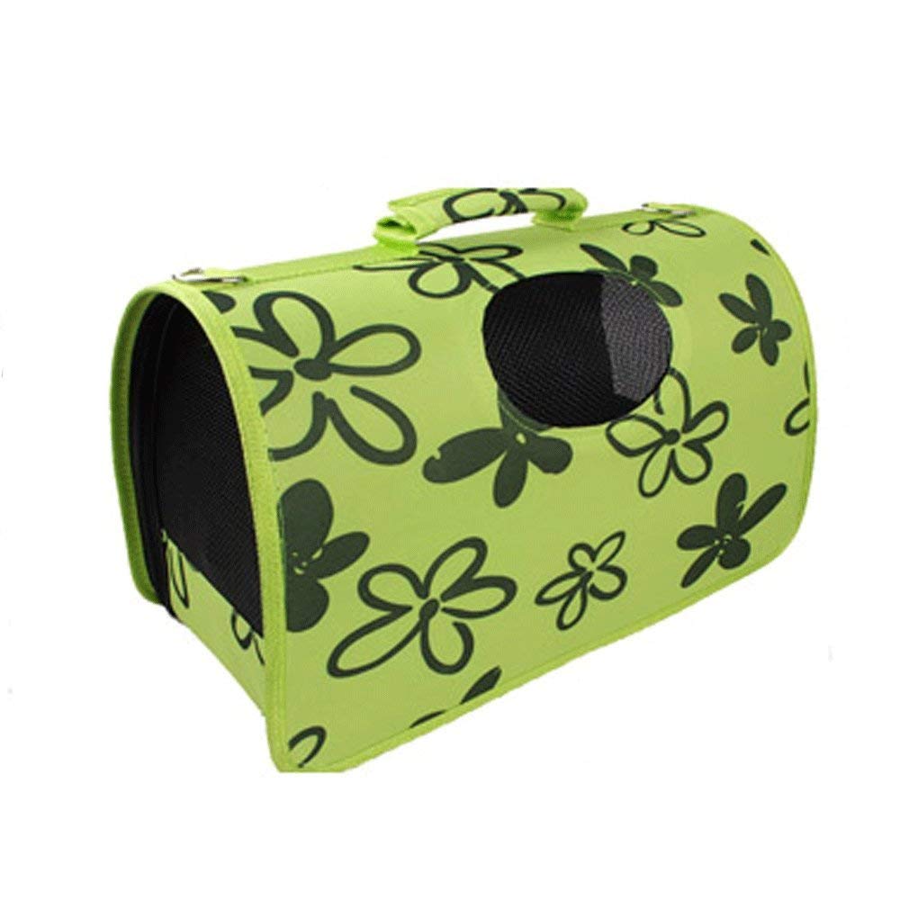 Pets Empire Pet Dog Cat Puppy Portable Travel Carry Carrier Tote Cage Bag Crates Kennel New- Green & Black Printed -Size: 44 * 20 * 26cm (B091FS1YHL) Amazon Price History, Amazon Price Tracker