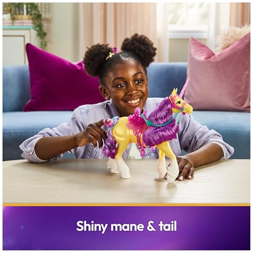 Unicorn Academy, Poder de Amistad Leaf con Silla y Brida miniatura 3