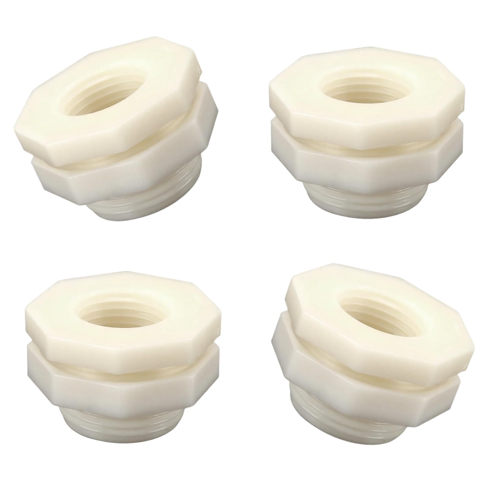 QIAOLIDA Sturdy ABS Water Tanks Connectors With Reinforced Thread For Secure Leakproof Connection In Plumbing Systems