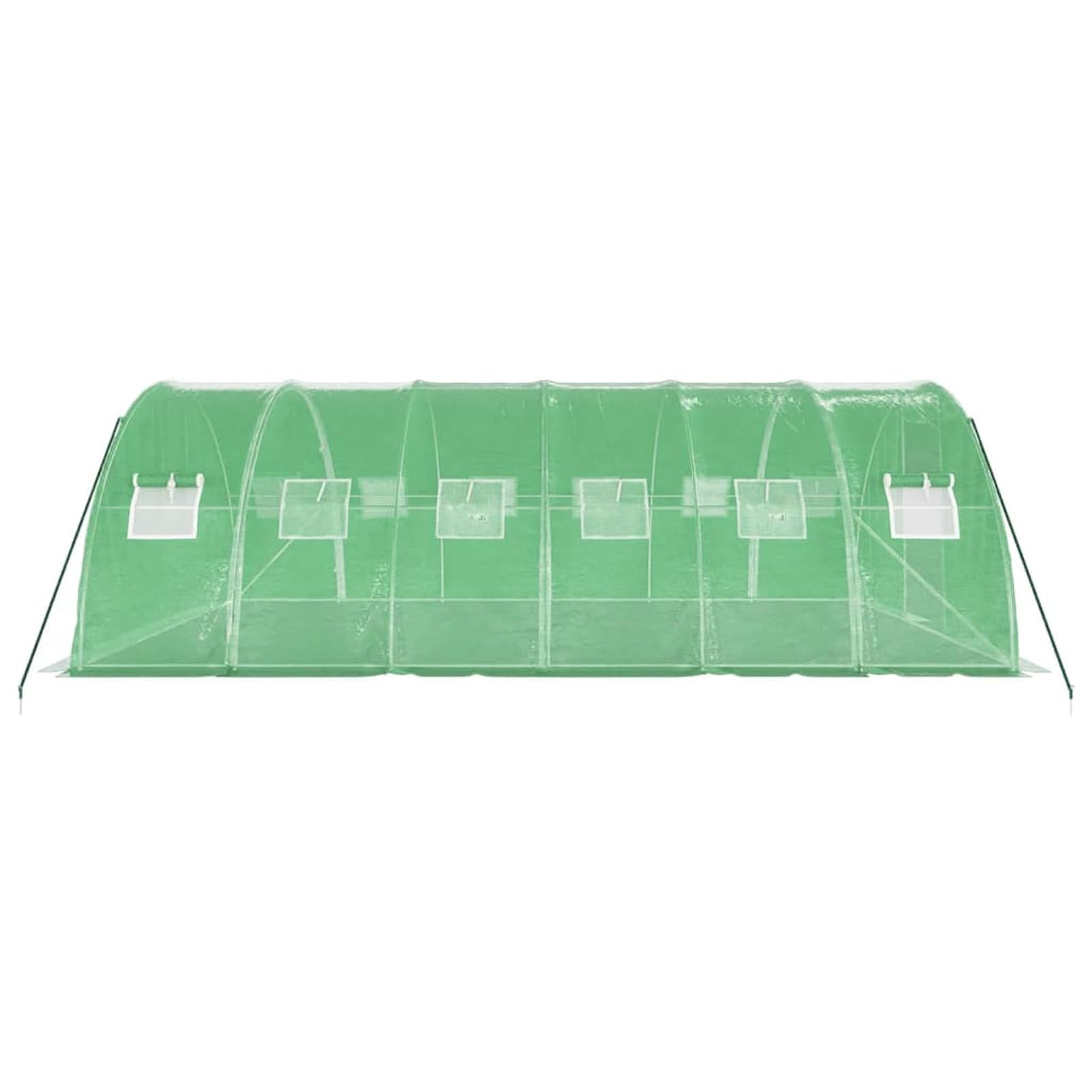 ARKEM Invernadero con Estructura de Acero Verde 24 m² 6x4x2 m Pajareras Exterior En Jardin