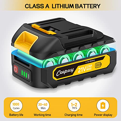 CEEPUY-Minimotosierra-con-bateria-recargable-15-cm-6-4000-mAh-con-bloqueo-de-seguridad-cadena-de-acero-al-manganeso-muy-portatil-y-con-lubricador-automatico-funciona-con-bateria