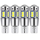 【Larga vida útil】Hecho de chip smd de alta calidad y aleación de aluminio de alta calidad, con buena disipación de calor y seguridad, vida útil de hasta 50.000 horas. Baja generación de calor, ahorro de energía y mayor vida útil. Precaución★: No es 100% universal, algunos coches utilizan bombillas W10W. Estas bombillas no son adecuadas para W10W. Las bombillas USB no están incluidas.