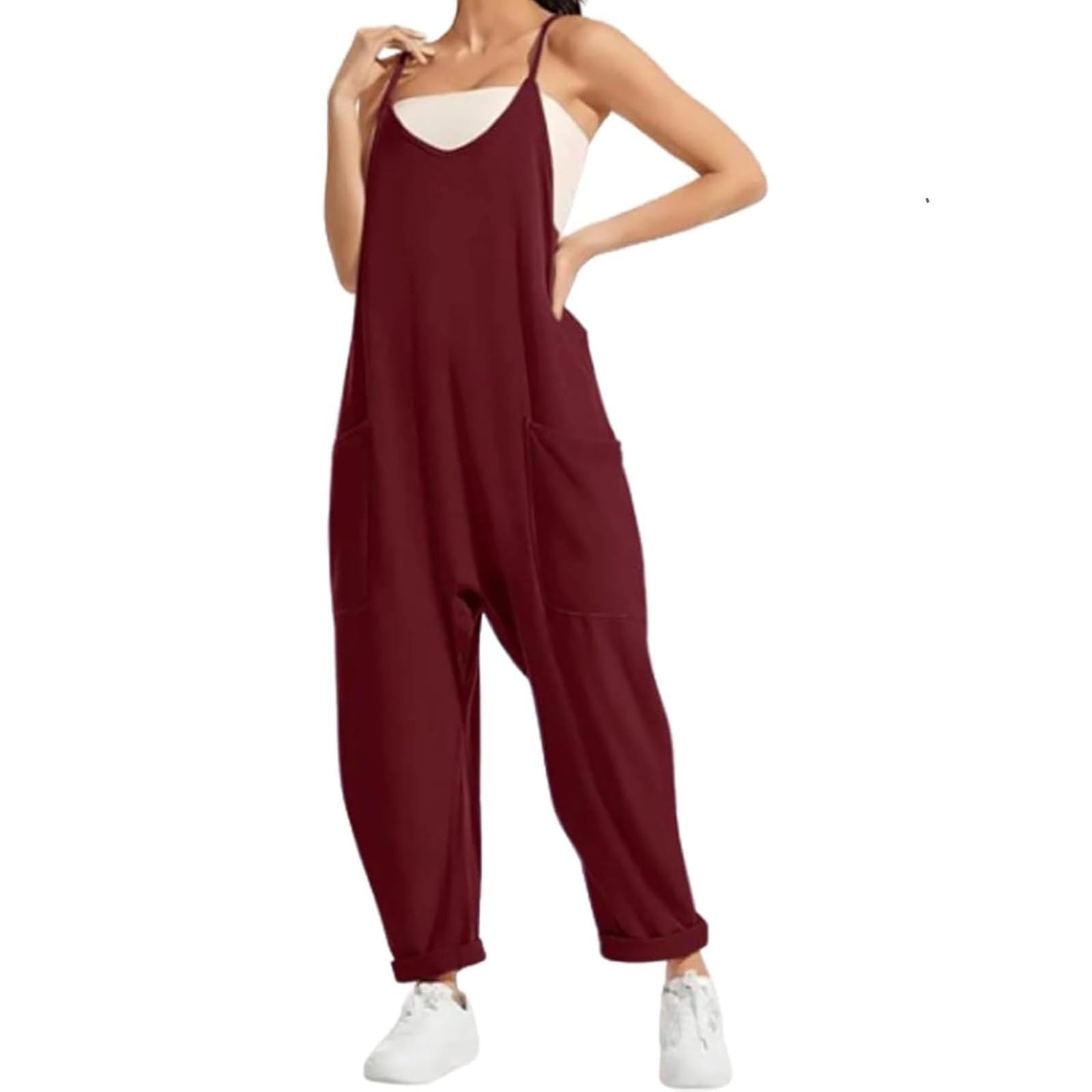 Générique Lahloya Maternity Jumpsuit, Lahloya Jumpsuit, Oversized Jumpsuit Romper-Maternity & Postpartum