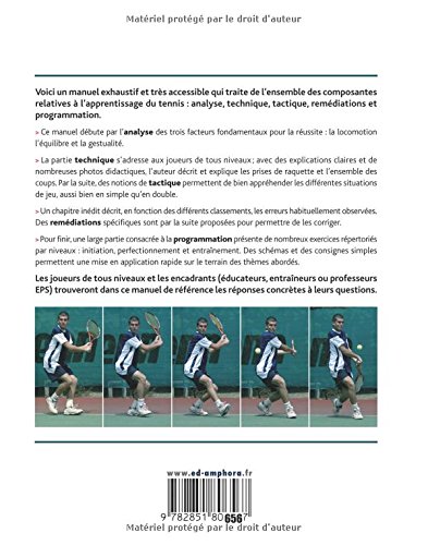 Les fondamentaux du tennis - Analyse, technique, tactique, remédiation (French Edition)