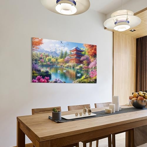 Toile architecture ancienne impression tableau mural 30x45 - 3