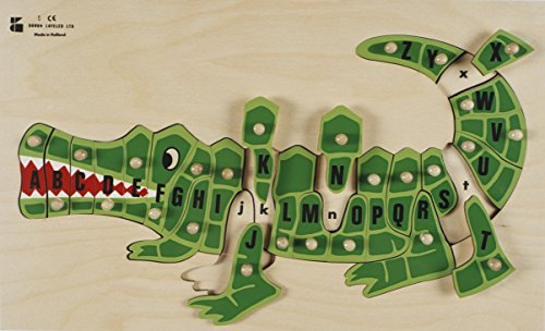 BSM - Puzzle Encastrement Educatif Alphabet - L'Aligator,E72515610