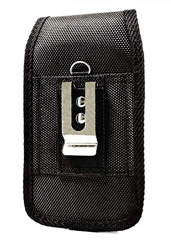 Wonderfly Vertical Pouch For Flip Phone Or Smartphone Up To 4.25X2.25X0.85 Inch In Dimensions, A Heavy Duty Rugged Nylon Canvas Carrying Case With Belt Clip, Hook-And-Loop Fastener #TOP1