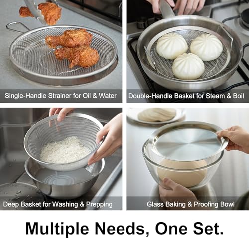 Set de 6 piezas Bowls y Bandeja acero inoxidable SHIMOYAMA miniatura 2