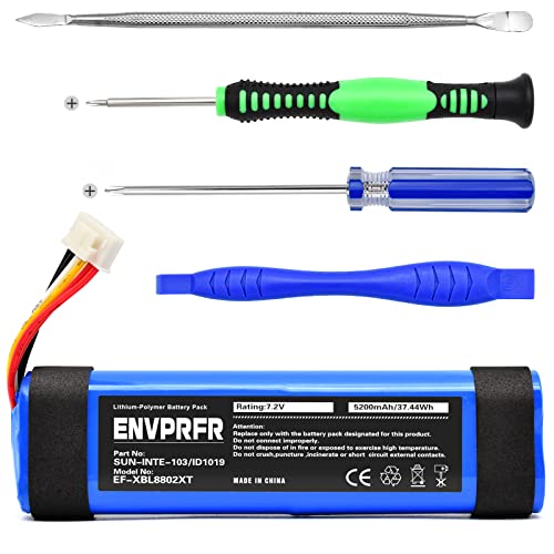 ENVPRFR Battery Replacement Kit for JBL Xtreme 2 Waterproof Bluetooth ...