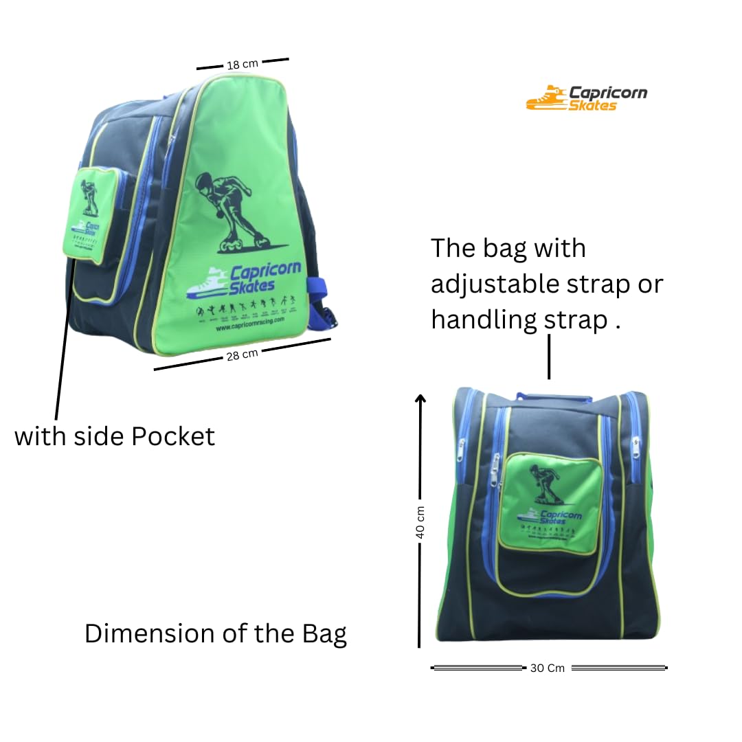 Capricorn Skate Sport -Sublimation Backpack Bag for Roller and Ice Skating. 2