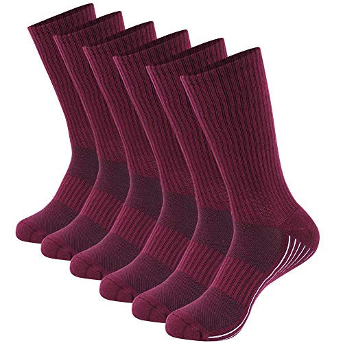 Bamboo Socks,Sunew big Girls Soft Lounge Crew Length Bamboo Wicking Moisture Comfortable Sport