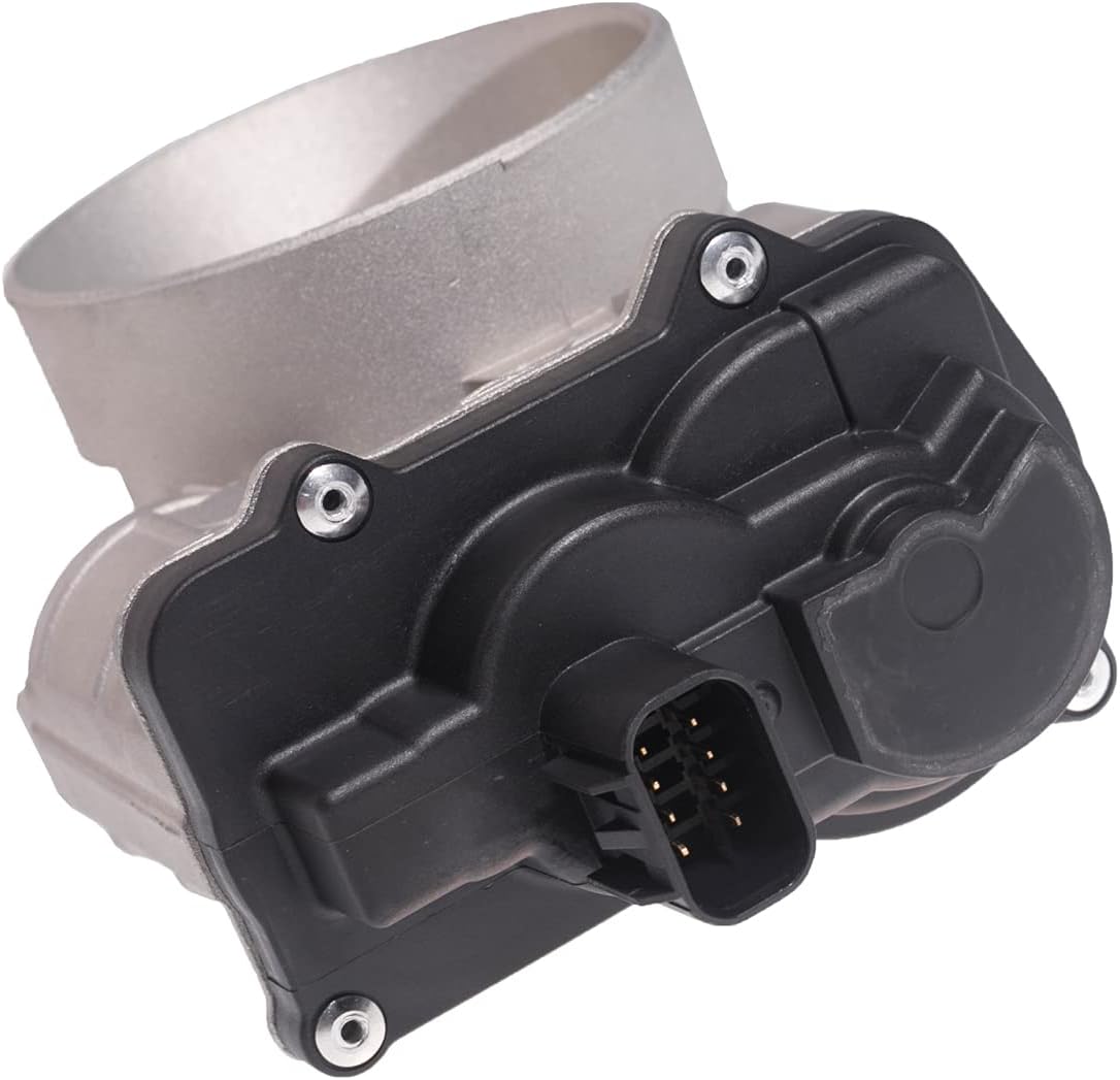 AUQDD S20006 Throttle Body Assembly (For V8 4.8L/5.3L/6.0L) Fit For 03-06 Cadi-llac Escalade/Chevy Avalanche Silverado Tahoe/G-MC Envoy Sierra 1500 Yukon (Replace # TB1008 12679525 12570800)