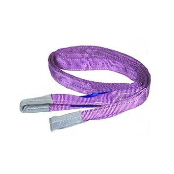 SAIFPRO Webbing Slings with Loops Double PLY Heavy Duty (4 Ton (100mm Width), 5 Meter)