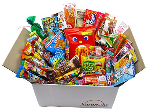 Assortiment de bonbons japonais et snacks Dagashi, 75 pièces