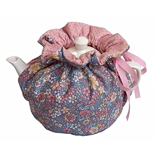 Vintage Handmade Tea Cozy, Nature Cotton Teapot Dust Proof Cover Insulated Kettle Tea Warmer for Home Kitchen Decor Tea Cozies for Hotel Restaurant Tea Party