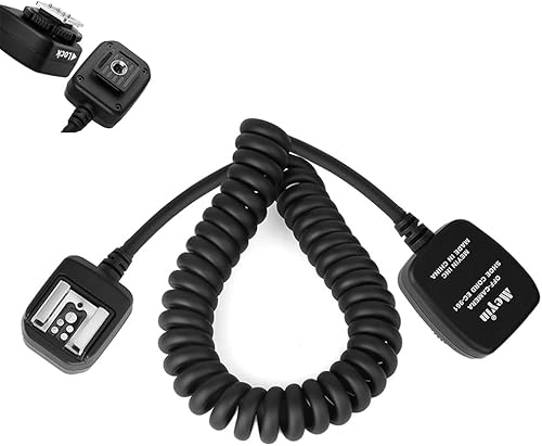 Meyin E-TTL - Cable de sincronización Speedlite de 4.9 pies4.9 ft compatible con Canon T8i, T7i, T6, T6i, T5, T5i, SL3, 90D, 80D, 77D, 60D, 7D,
