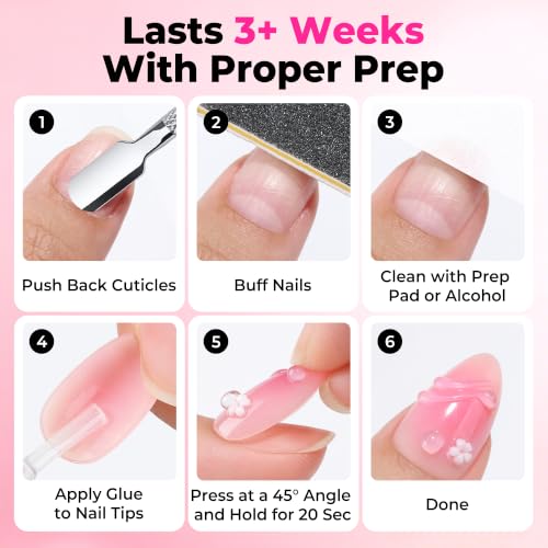 Image of UNA GELLA Super Strong Nail Glue for Press On Nails & Nail Tips 10ml*2pcs | Brush On Nail Glue for Press Ons & False Nails, No U V Lamp Needed, Mess-Free, Long Lasting