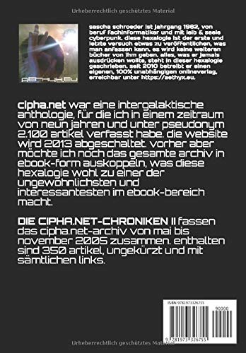 DIE CIPHA.NET-CHRONIKEN II: eine intergalaktische cyberpunk-anthologie (German Edition)