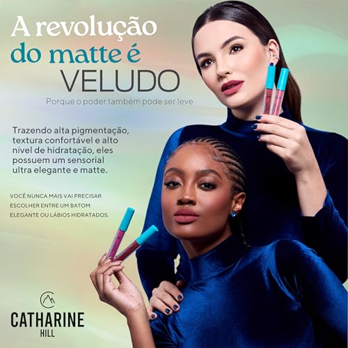 Catharine Hill - Batom Líquido Veludo - Canela