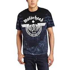Liquide Bleu Young Motorhead Tie Dye T-shirt pour homme - Les Beatles, Paul McCartney, John Lennon, RIngo Starr, George Harrison