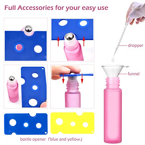 JJQHYC 6pcs Bottiglie a Rulli Olio Essenziale