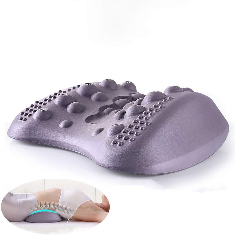 Lumbar Spine Supports Back Stretching Device, Stretch Massager Lumbar Lower Pain Relief Treatment Stretcher Spinal Relieve Muscle Scoliosis, Herniated Disc