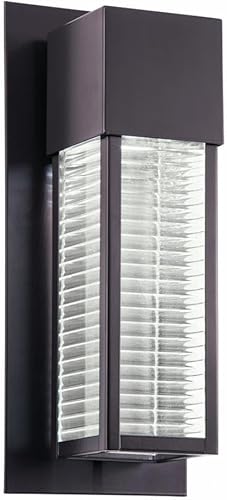 Kichler 49118AZLED Sorel Pared Exterior 1-Luz LED, Bronce Arquitectónico