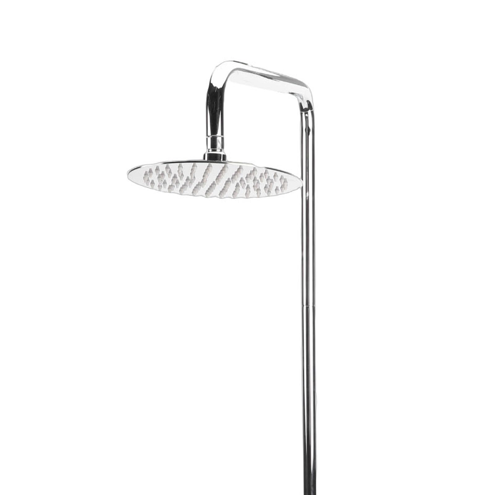 Kit de Ducha Exterior de Acero Inoxidable con Cabezal de Ducha Tipo Lluvia y Manguera para Patio, Piscina, Playa, Patio Trasero