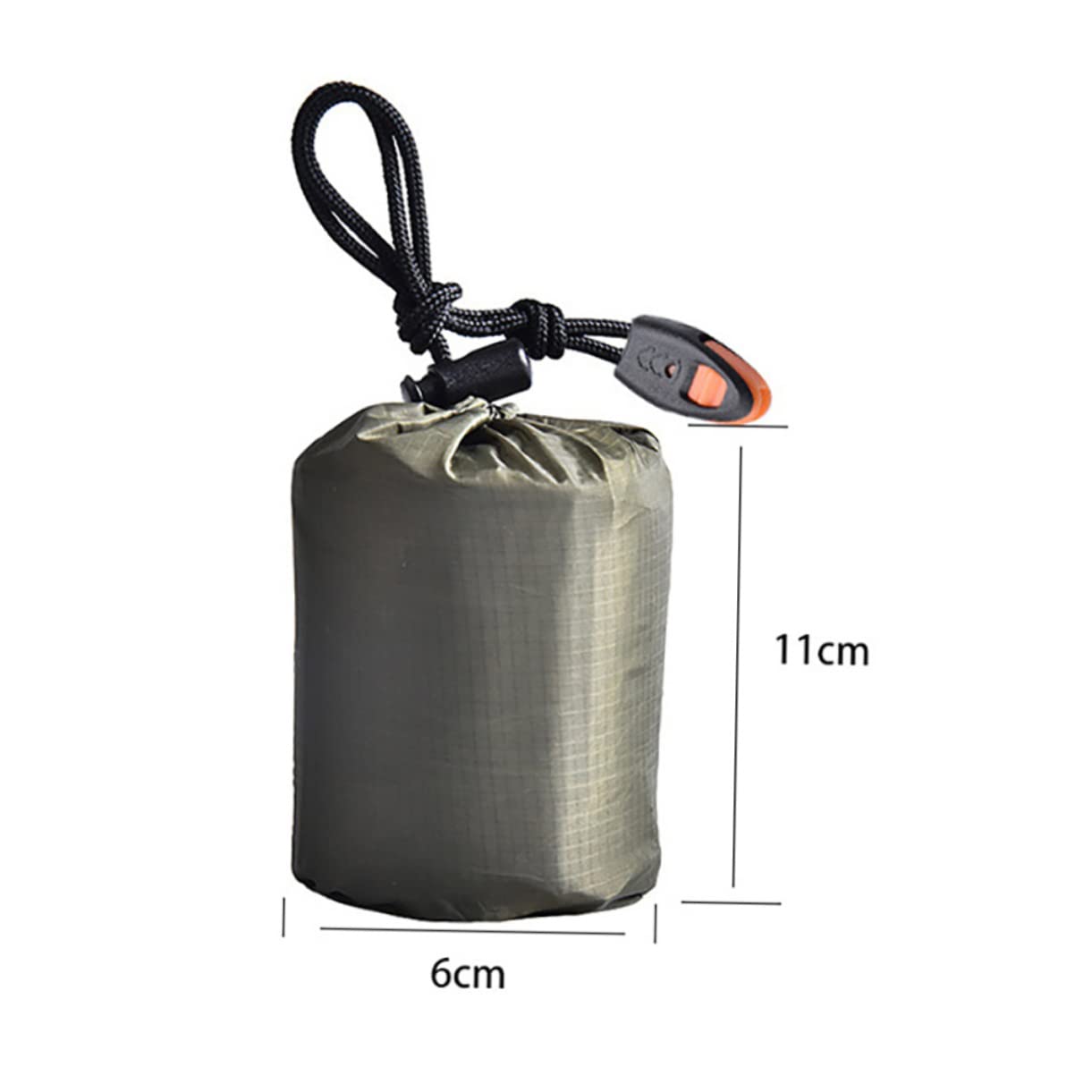 SUPVOX Outdoor Emergency Single Use Cold Weather Insulation Blanket for Camping Hiking Travel Lightweight Portable Survival Gear