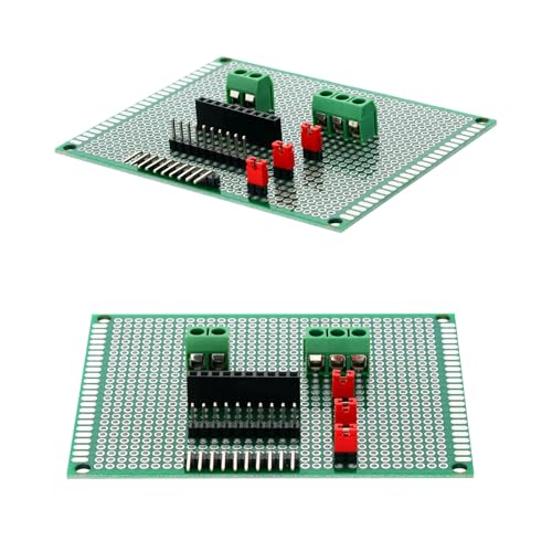 Image of 54 Pcs Double Sided PCB Perf Board Kit in 5 Sizes Perfboard Compatible with for Arduino DIY Soldering Circuit Protoboard