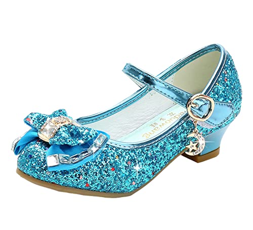 Cadidi Dinos Girls Dress Shoes Wedding Party Heel Mary Jane Princess Flower Shoes (Toddler/Little Kid/Big Kid)