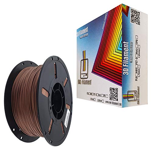 OWL-Filament 3D-Drucker PET-G 1,75mm 1kg Spule Rolle (Kupfer Metallic)