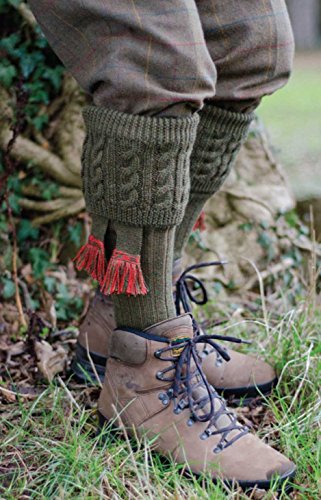 Walker and Hawkes Men's Merino Wool Sutherland Shooting Socks w/Garter Ties - Soft, Durable, Breathable Outdoor Hunting Socks2