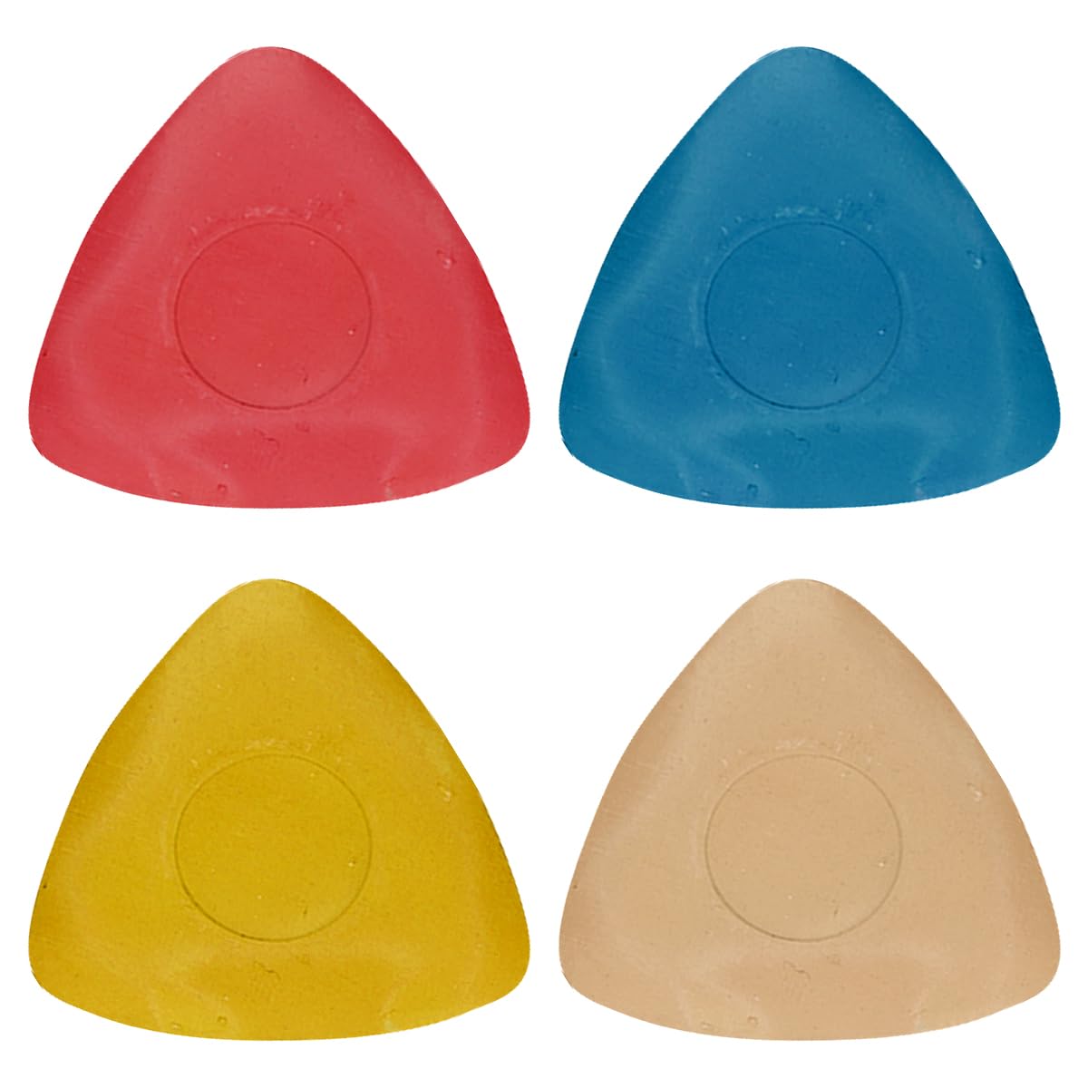 GLADFRESITTailors Sewing Chalk,Triangle Dressmaking Dressmakers Chalk Pencil, Pack of 4,Professional Marking Fabric Tool