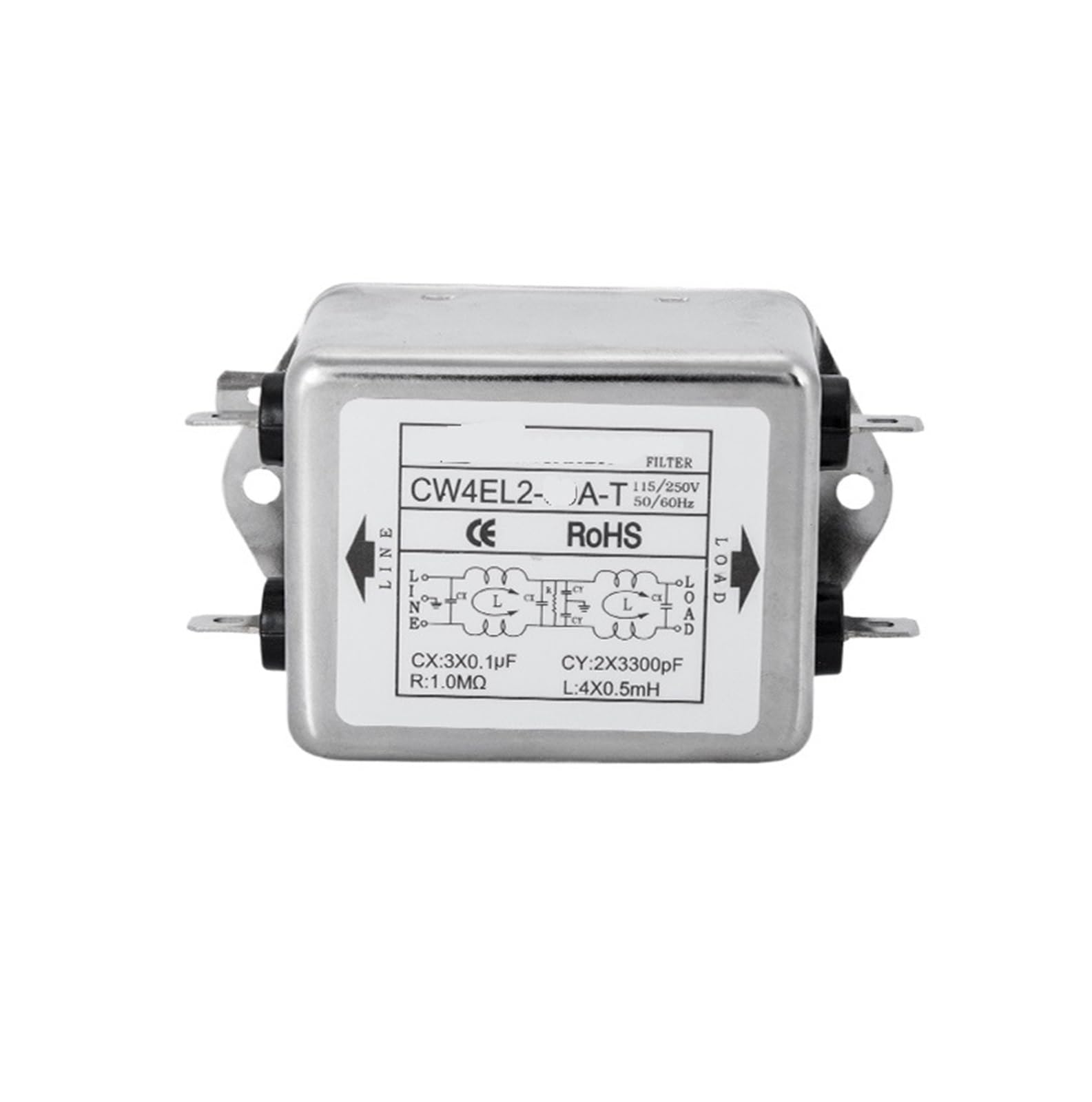 Aislador de potencia antiinterferencias purificador CA 220v monofásico 10A T