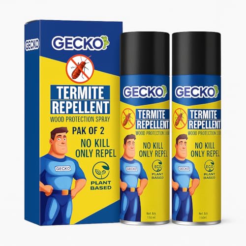 Image of Shadow Securitronics Herbal Termite Repellent Spray 120ml | 10-Minute Action | Kills Entire Termite Colony | 100% Organic Chemical-Free Repellent for Home, Furniture & Wooden Items | Pack of 2