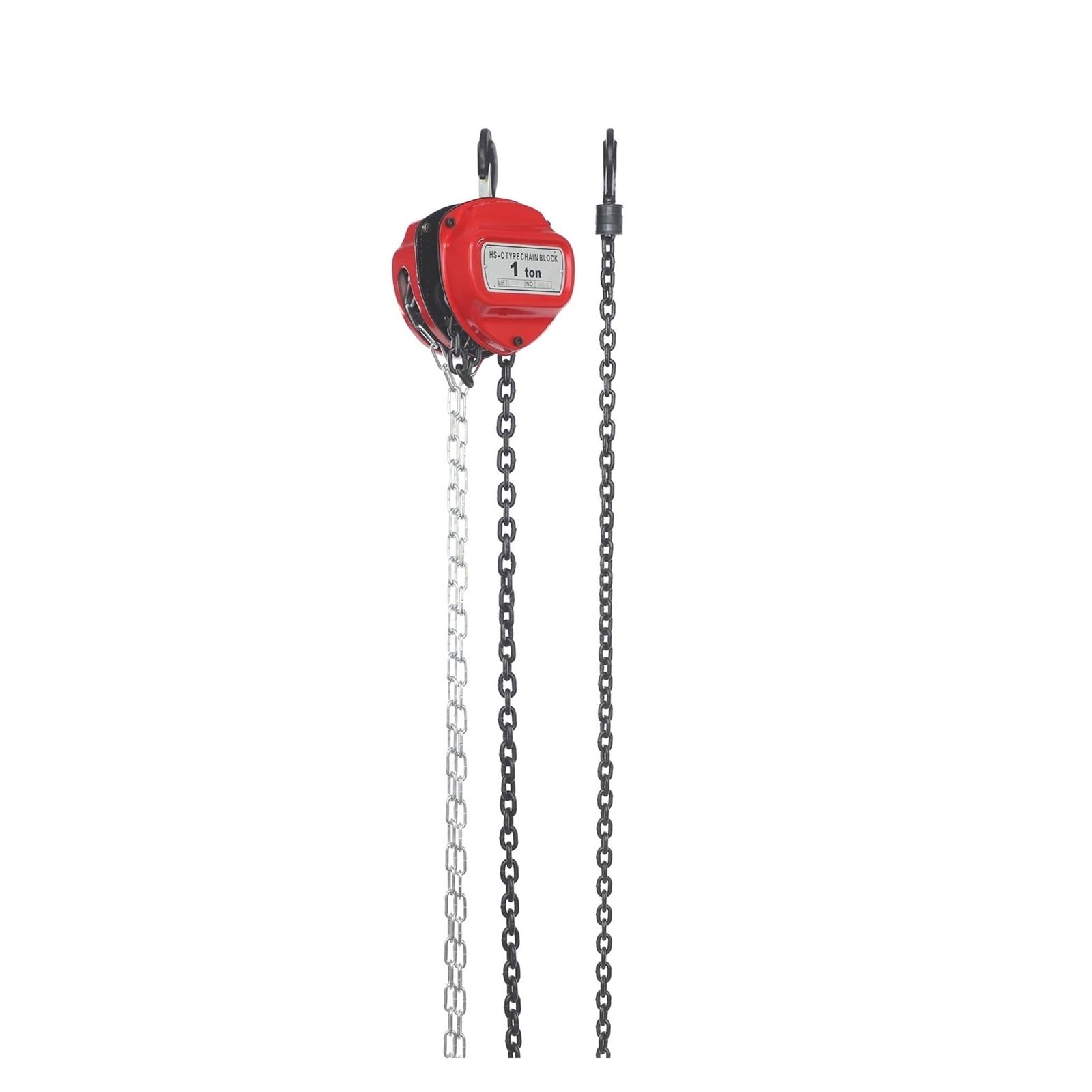 Manueller Kettenzug, 1 Tonne Kapazität, 6 M Hub, Robust, G80-Manganstahl, Hand Für Garage, Fabrikdock, Rot Elektrischer Hebezeug-Stützarm flaschenzug
