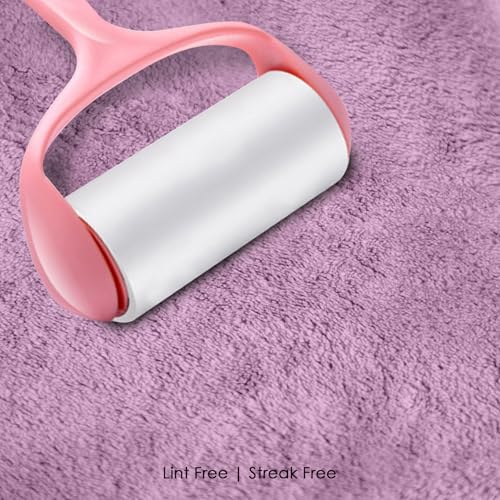 Image of HOUSSE Microfiber Face Towels | Ultra Absorbent, Odour-Free, Quick Dry 450 GSM Face Towel for Home, Gym, Travel, Running and Personal Use | 30x30 cm | Set of 4 in One Colour (Dusky Orchid, Pack of 4)