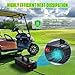 Club Car 48V 15A Golf Cart Battery Charger, 16 FT Cord with Trickle Charge for 48V Lead Acid Batteries